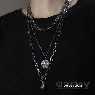 Layered Necklace Necklace - One Size