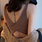 Padded Open Back Tank Top