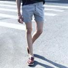 Buttoned Cuffed Shorts