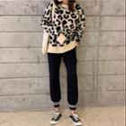 Leopard Pattern Sweater / Harem Pants