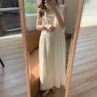 Sleeveless Lace Loose-fit Dress