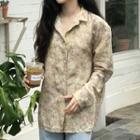 Tie Dye Loose-fit Blouse