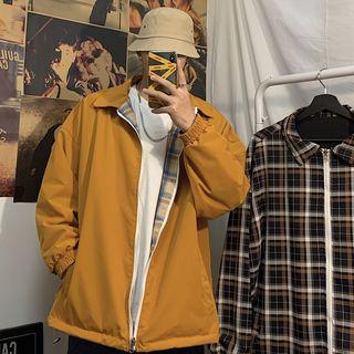 Couple-matching Reversible Zip Hoodie