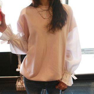 Tie Cuff Pullover