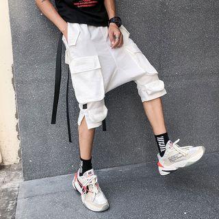 Side-slit Cargo Shorts