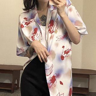 Wide Short-sleeve Shirt