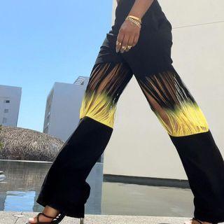 Gradient Tassel Pants