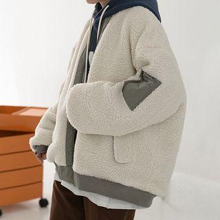 Two-way Oversize Bomber Jacket