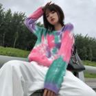 Tie-dyed Sweater As Shown In Figure - One Size