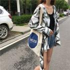 Picture Print Long-sleeve Light Jacket