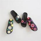 Floral Plastic Slippers