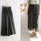 Line Blend Long Culottes With Sash