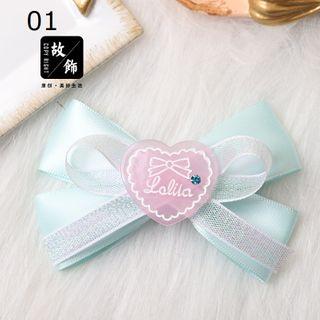 Fabric Bow Hair Clip / Headband