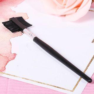 Dual Side Eyelashes Brush With Comb With Comb - Dual Side Eyelashes Brush - One Size