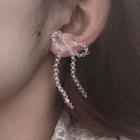 Faux Crystal Bow Earring As Shown In Figure - 1 Pc - One Size