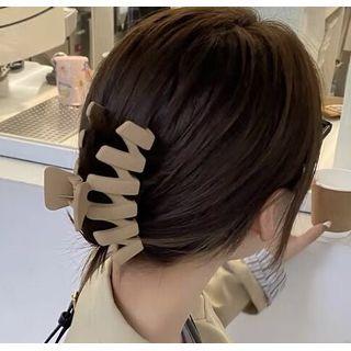 Matte Hair Claw Light Coffee - One Size