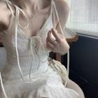 Lace Up Camisole / Mini A-line Dress