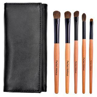 Set Of 5: Makeup Brushes As Shown In Figure - One Size