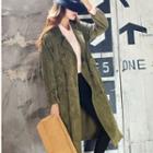 Double-breasted Long Trench Coat