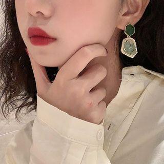 Retro Geometric Dangle Earring