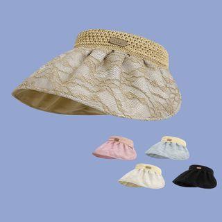 Lace Wide Brim Visor