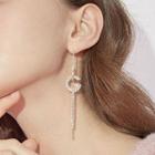 925 Silver Plating Letter Dangle Earring As Shown In Figure - One Size