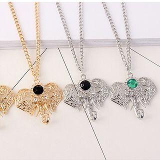 Filigree Elephant Necklace