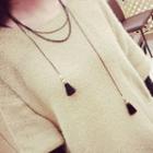 Tasseled Chain Necklace