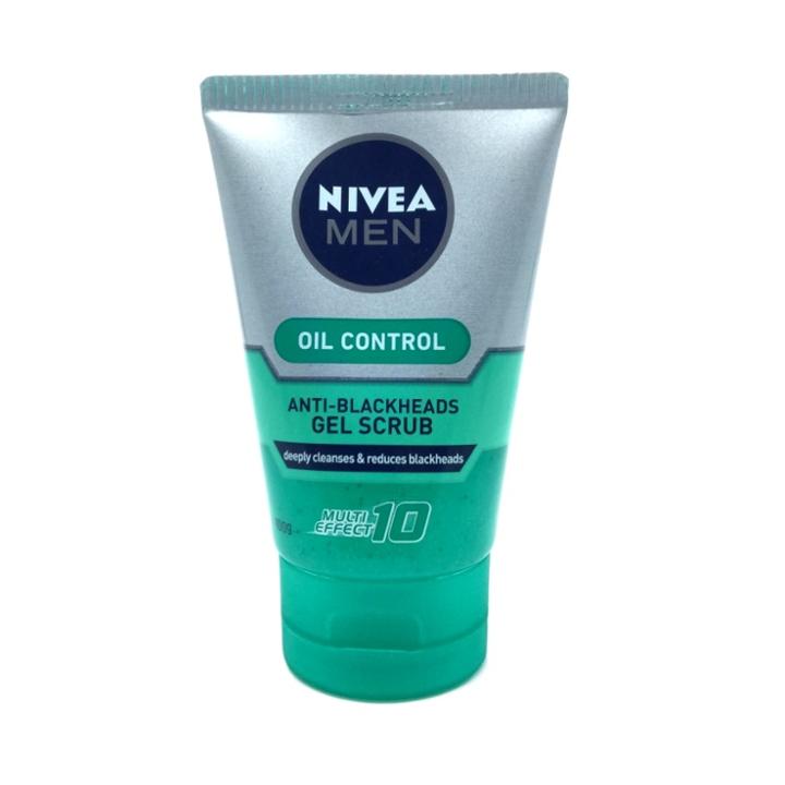 Nivea - Men Oil Control Anti-blackheads Gel Scrub 100ml