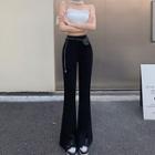 Slit Bootcut Pants / Mini Chain Belt Bag