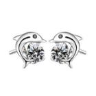 Sterling Silver Dolphin Studs