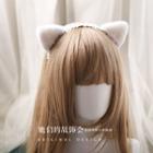 Chenille Cat Headband As Shown In Figure - One Size