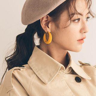 Velvet Open Hoop Earring