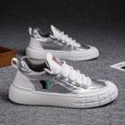 Letter Embroidered Paneled Sneakers