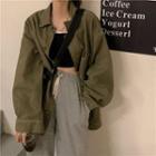 Shirt Jacket Army Green - One Size