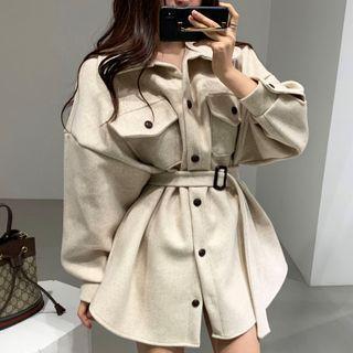 Buckled Woolen Jacket