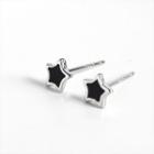 925 Sterling Silver Star Stud Earring Silver - One Size
