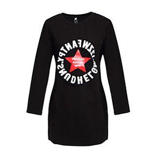 Star Print Long-sleeve Tunic