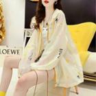 Print Color Panel Casual Jacket