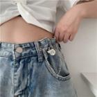 Set Of 1 / 2: Alloy Pendant Jeans Waist Adjuster
