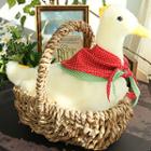 Duck Shape Cross Bag With Scarf White - One Size