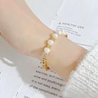 Faux Pearl Bracelet 1290 - Bracelet - Gold - One Size
