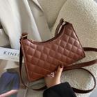 Plain Quilted Crossbody Bag