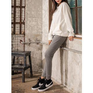 Exclusive Printed Kangaroo-pocket Sweatshirt