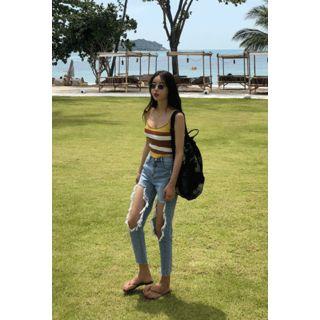 Frey-hem Washed Shorts