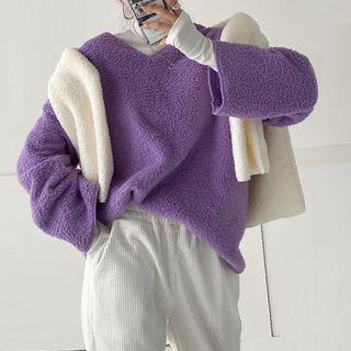 V-neck Dumble Pullover