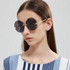 Frameless Round Sunglasses