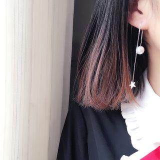 Star Drop Threader Earring