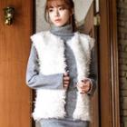 Open-front Fleece Vest