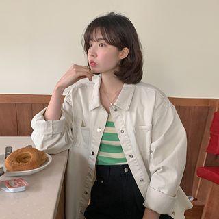 Dual-pocket Shirt Jacket